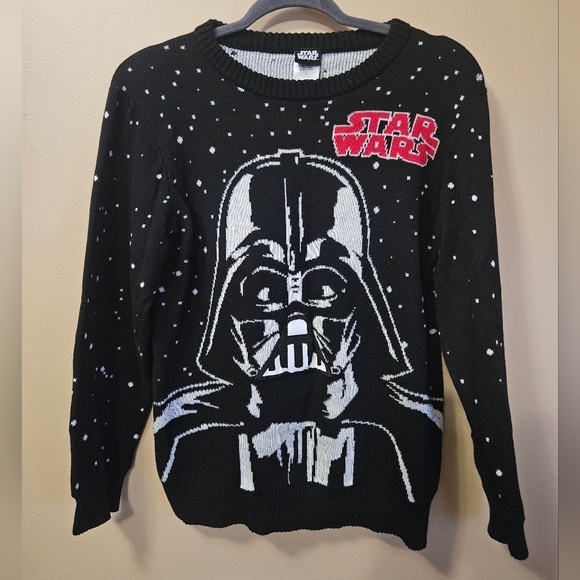 Star Wars Darth Vader Sweater Women's Size L - Picture 1 of 4